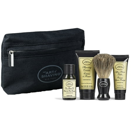 The Art of Shaving Starter Kit with Bag, Unscented