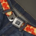 thumbnail image 2 of Buckle-Down Belt, Seatbelt Buckle Belt, Pepperoni Pizza Vivid, Youth 22 to 32 Inches, 2 of 9