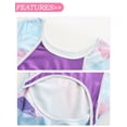 thumbnail image 4 of Teen Girl's Dnace Ballet Outfits 3pcs Gymnastics Leotards Matching Shorts Hair Scrunchie Sparkly Colorful Athletic Biketards Unitards Clothes, 4 of 6
