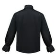 thumbnail image 4 of Womens Victorian Long Sleeve Pirate Shirt Ruffle Collared Blouse Vintage Gothic Medieval Renaissance Tops, 4 of 6