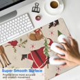 thumbnail image 4 of Long Mouse Pads for Desk,Beige Christmas Santa and Animal Pattern Desk Mats on Top Of Desks, Desk Mouse Pad Extra Large with 3mm Non-Slip Base and Stitched Edge for Gaming,Office,Work,Home 35.4x15.7in, 4 of 5