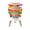 Color 2, variant on Classroom Small Trash Can with Lid Colorful Number Animal Learning Chart Cute Illustrations 1.8 Gallon Dog Proof Trash Can Round Garbage Can Waste Bin Wastebasket for Nursery Back to School Gifts