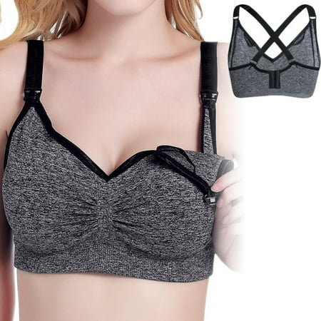 

Maternity Nursing Bra Breast Feeding Wire free Bra Breastfeeding Push Up Pregnant Underwear