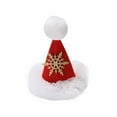 thumbnail image 1 of Décorations de Noël, Petits Chapeaux et Jupes à Sequins Rouges, Pinces à Cheveux de Noël, 1 of 5