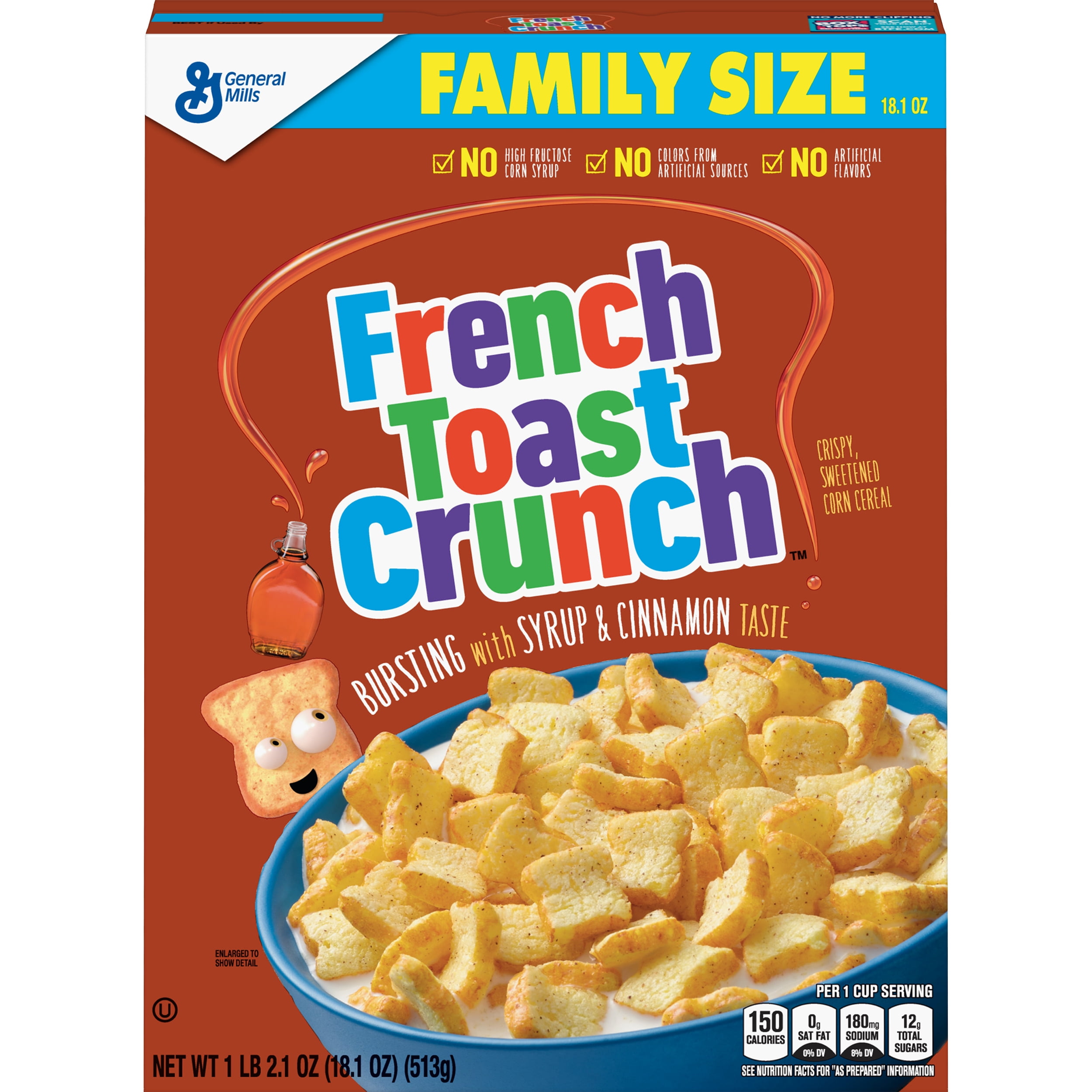 French Toast Crunch, Cereal, 18.1 oz