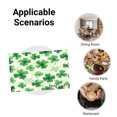 thumbnail image 5 of Amarainy Clover Pattern Green Table Mats Set Of 4 For Home Kitchen Table Decor 12x18 inch, 5 of 5