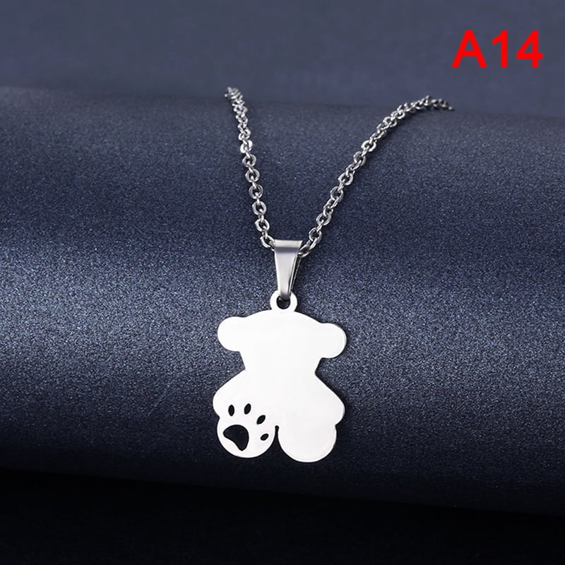 Women Men Cute Heart Pendant Necklaces 