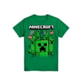 thumbnail image 5 of Minecraft, Boys' & Big Boys' Graphic T-Shirt, Creepers Night, Sizes 4-18, 5 of 5