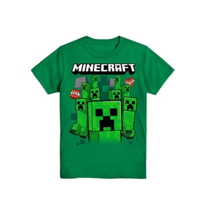 Minecraft Boys' Creepers Night Graphic T-Shirt