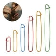 thumbnail image 3 of 6 Pcs/Set Aluminum Yarn Stitches Holders Stitches Markers Practical Knitting Crochet Tools Knitting Stitches Holder, 3 of 9