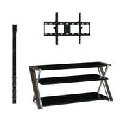 Whalen Xavier 3-in-1 Television Stand, Brown
