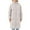 White, variant on Women's Mid-Length Hooded Puffer Coat, Thickened Plus Size Jacket, Winter Casual Outerwear, Warm Quilted Parka, Solid Color Cotton Coat, Everyday Winter Coat Black L