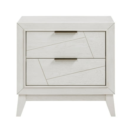 Newboti Furniture Antique White Finish Nightstand with Drawers Modern Bedroom Furniture 1pc 97979