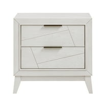 Newboti Furniture Antique White Finish Nightstand with Drawers Modern Bedroom Furniture 1pc 97979