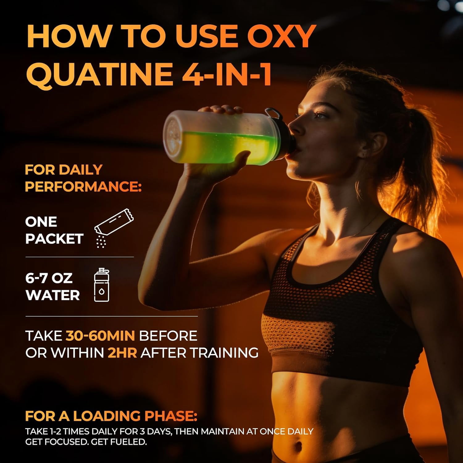 OxyEnergy OXY Quatine 4-in-1 Creatine Supplement, Advanced Creatine Matrix for Strength and Recovery Support, 30 Count