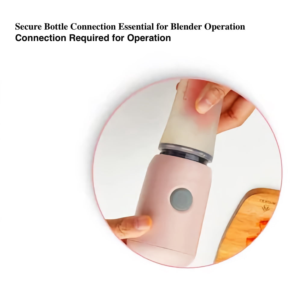 Socila Blender Baby Food Processor Mini Portable Blender With Silicone Feeding Bottle and Baby Spoons USB Quick Recharging