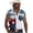 Z16-Sky Blue-xcmzpl casual button down shirts, variant on Xcmzpl 4th of July Button Down Shirts for Men Sleeveless American Flag Print Tank Tops Lapel Collar Casual Loose Patriotic Tanks Veats with Pocket