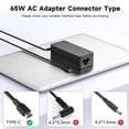 thumbnail image 6 of Universal 65W USB C Laptop Charger Compatible with Chromebook，Dell,Lenovo,Acer,Asus,Samsung Galaxy,Google and Other Type C Fast-Charging Computer AC Adapter Power Cord Supply, 6 of 8