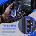 thumbnail image 6 of for Samsung Galaxy A26 5G Rugged Case, Triple-Layers [Military Grade Protection] Anti-Scratch Phone Cover Shockproof Heavy Duty Durable Case for Samsung Galaxy A26 5G, Darkblue, 6 of 10