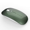 thumbnail image 1 of Ratón inalámbrico Uciefy Q5 Slim recargable de 2,4 G verde negruzco, 1 of 8