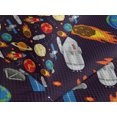 thumbnail image 4 of Ambesonne Space Quilted Bedspread Set 3 Pcs, Universe Theme Earth, King Size, Multicolor, 4 of 5