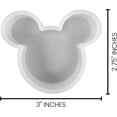 thumbnail image 3 of Mouse Silicone Mold  Size 3" Wide x 2.75" Long x 0.8" Deep Vent Clip Size  Small Mouse Design for Freshie, Soap, Resin, Candles, 3 of 4