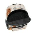 thumbnail image 6 of FORMRS School Backpack with Front Zippered Pocket 12" Student Travel Daypack, Fall Coffee, 6 of 6