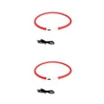 thumbnail image 3 of Methold Collar para mascotas Advertencia de seguridad luminosa Collar LED para mascotas Collar de animal ajustable recargable, azul Type2 NO2 Methold CBP166945, 3 of 6