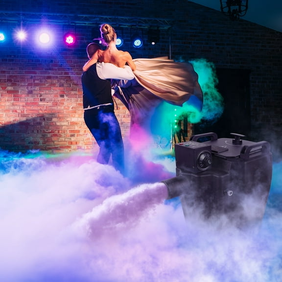 3500W Dry Ice Low Lying Fog Machine Effect with Tube for Indoor Outdoor Stage Wedding Party Club