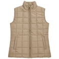thumbnail image 6 of Byworldtasic Women's Lightweight Quilted Puffer Vest Stand Collar Zip Up Outerwear Sleeveless Jacket with Pockets, 6 of 9