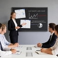 thumbnail image 7 of JILhome Magnetic Chalk Board, 47" x 35" Black Dry Erase Board, 4'x3' Blackboard for School, Office, Home, Bar, Restaurant Menu, Black Aluminium Frame, 7 of 7