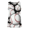 thumbnail image 4 of HaoXianJian Plus Size Mens Workout Tank Top Sleeveless Muscle Shirts Baseball Graphic Running Tank Tees 3X 4X 5X, 4 of 4