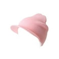 thumbnail image 1 of New Cuffless Acrylic Beanie Visor, Lt Pink, 1 of 1