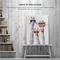 thumbnail image 3 of Bricolaje Jirafa Diamante Pintura Pedrería Artes Pinturas Kit Decoración 5D Noticed HA017233-00, 3 of 7