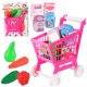 thumbnail image 5 of Carro de supermercado de 21 piezas, juguetes, juego interactivo para comida, frutas y verduras, 5 of 6