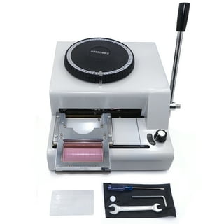 INTBUYING Hot Gold Foil Embossing Stamping Machine for Leather Logo Tipper  Bronzing PVC ID Card Letterpress Printing DIY 