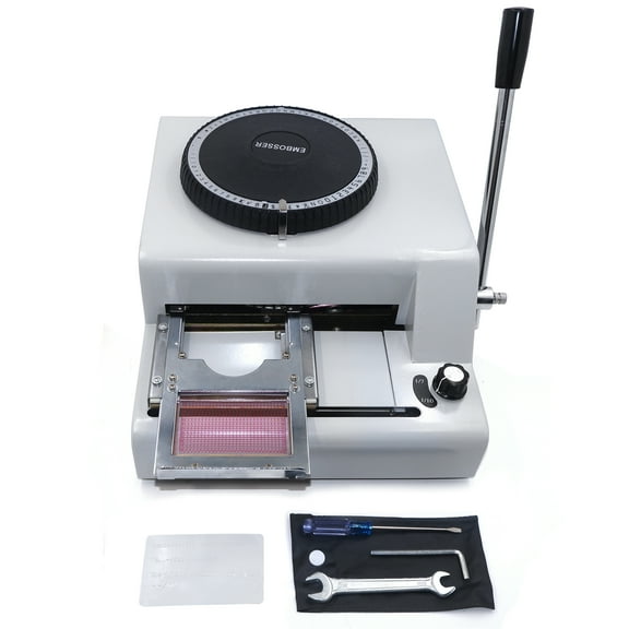 Httmt 72 Character Manual Stamping Machine PVC ID Credit Card Embosser Code Printer