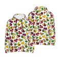 thumbnail image 6 of Bingfone Colorful Fruits Men's Drawstring Hoodie Long Sleeve Pocket Sweatshirts-Small, 6 of 6