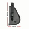 thumbnail image 3 of Allen Modular Handgun Gun Holster, 7.25" x 4.0 " x 1.0 ", 0.2 lb, Polyester, Model 45100A, Adjustable, Gray, 3 of 20