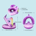 thumbnail image 2 of Flotador de piscina para bebés con toldo solar - Anillo de natación inflable Juguetes para bebés Wmkox8yii jkg1974, 2 of 2