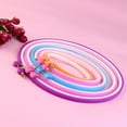 thumbnail image 4 of PENIKOKO 5Pcs Adjustable Embroidery Hoops Craft Circles with PP Plastic Clamps for Cross and Needlework, 4 of 8