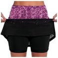 thumbnail image 2 of ibiyuan Tennis Skirts For Women Womens Skorts with Pockets Tummy Control High Waist Athletic Skirts Casual Plus Size Elastic Tennis Yoga Golf Shorts, 2 of 6