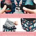 thumbnail image 4 of Easter Foldable Mini Trash Can Car Trash Can with Lid Leak-Proof Hanging Storage Bag for Car, 4 of 6