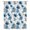 Blue, variant on Blue Floral Sheer Curtains 108 Inches Extra Long, Vintage Cornflower Leaves Rustic Plants Light Filering Curtains, Privacy Drapes Simi Floor to Veiling Curtain for Living Room Large Window Treatment