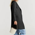 thumbnail image 6 of DkinJom Womens Knit Cardigan Sweaters Oversized Open Front Long Sleeve Lapel Casual Jacket 2023 Fall Coat Dressy, 6 of 8
