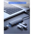 thumbnail image 3 of Hub USB 4 en 1 Compatible con Computadora Portátil y PC Divisor Portátil 3.0 2.0 4 Puertos, 3 of 6