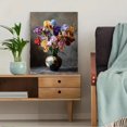 thumbnail image 5 of Iris Flower Still Life Canvas Print Wall Art for Living Room Bedroom Dining Room Hallway Decor, 5 of 8