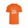 thumbnail image 2 of Playera Con Estampado De Merry Christmas Con Cuernos De Reno Color Anaranjado Talla Chica Marca Emil SaEs, 2 of 4