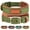 Green, variant on Pet Artist Soft Webbing Dog Collar Plush Padded Brass Buckle Adjustable for Small Large Pet