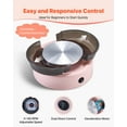 thumbnail image 3 of VEVOR Mini Tourne-Disque Électrique en Argile pour Enfants 6 Pouces Plateau Tournant Rose, 3 of 9
